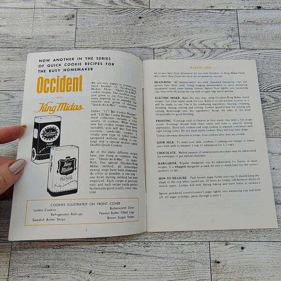 Occident King Midas Quick-As-A-Mix Cookbook Booklet Peavy Flour Mill VERY GOOD - Picture 10 of 13